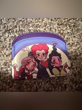 Purple Hocus Pocus Cartoon Wallet
